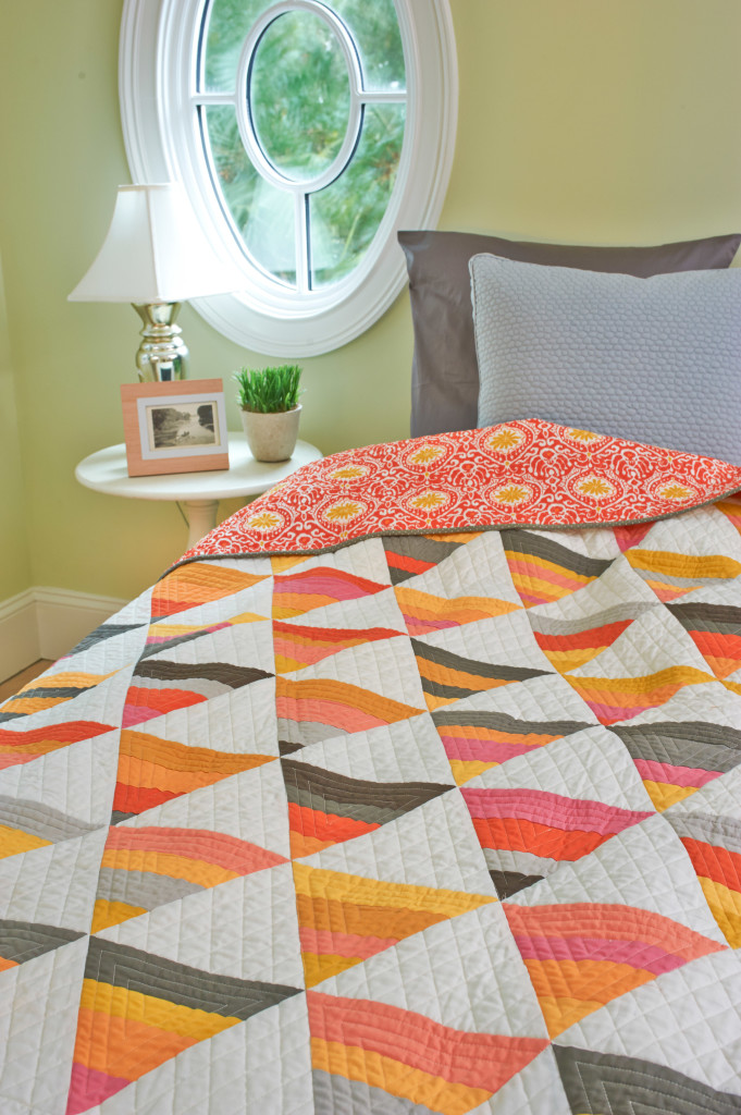 my candy corn quilt in QUILT aprilmay2013